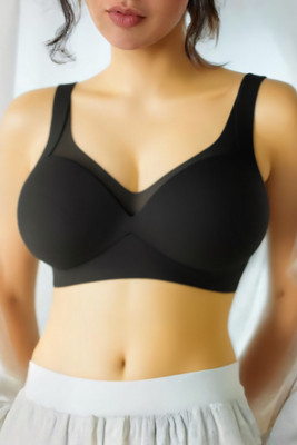 Secret Charm Secret Charm casual Bra for Women – High Support & Sweat-Free Design Women Everyday Heavily Padded Bra(Black)