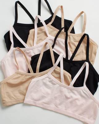 SOLTOX beginner bra pack of 6 Girls Training/Beginners Non Padded Bra