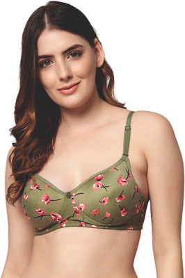 vownz Blosum bra green Women T-Shirt Lightly Padded Bra(Green)