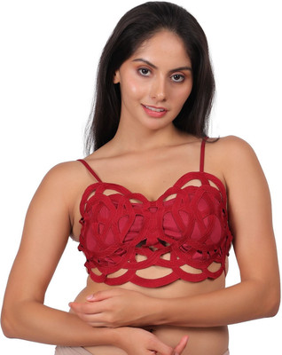 LUISSA Women Everyday Lightly Padded Bra(Red)