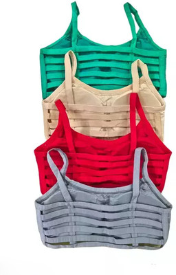 NAVRISE Navrise Bra for Girls,women Non Wired, Light Padded, Full Coverage 6 patti bra Women Full Coverage Lightly Padded Bra(Multicolor)