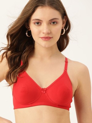 Dressberry Women Everyday Non Padded Bra(Red)