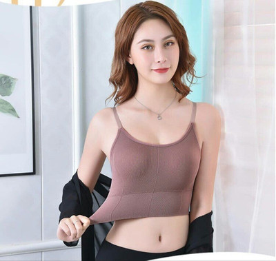 DYZINSTORE fANCY FREE SIZE BRA Women Cami Bra Lightly Padded Bra(Multicolor)