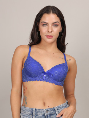 Bare Dezire Medium Coverage Underwired Push Up Bra For Women Women Everyday Lightly Padded Bra(Blue)