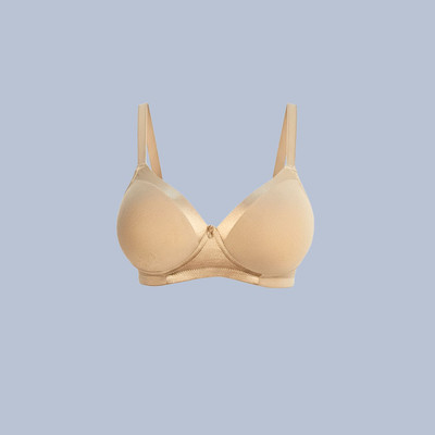 Lovanna fashion Women Full Coverage Lightly Padded Bra(Beige)