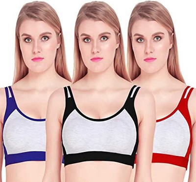 Stardom Women Full Coverage Non Padded Bra(Multicolor)