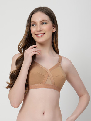 LILY C8811 Women Minimizer Non Padded Bra(Brown)