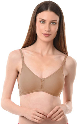 Vanila B Cup Size Comfortable and Supportive Casual Bra (Size 36, Pack of 1) Women Everyday Non Padded Bra(Beige)