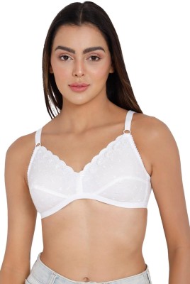 NAIDUHALL Naidu Hall Saree Bra - Lovable Hakoba Women Everyday Non Padded Bra(White)