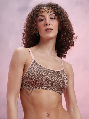 Dressberry Women T-Shirt Lightly Padded Bra(Pink)