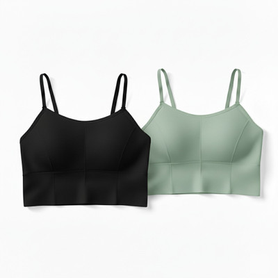 Wisetie Stylish Bra For Women Women Everyday Lightly Padded Bra(Black, Green)