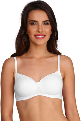 JOCKEY Women T-Shirt Lightly Padded Bra(White)