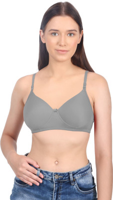 Vanila Women Lightly Padded Non-Wired T-Shirt Bra(Grey) Women T-Shirt Lightly Padded Bra(Grey)