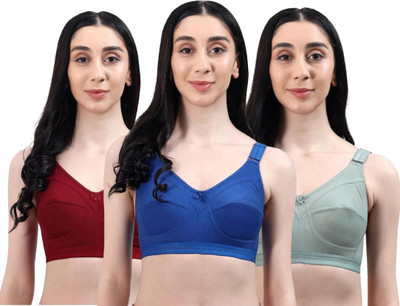 Conway eira Women Full Coverage Non Padded Bra(Multicolor)