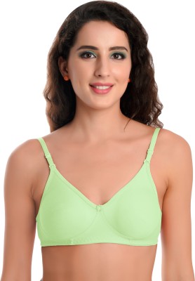 MyCare Women T-Shirt Non Padded Bra(Green)