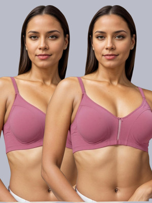 Eden EDEN10030ONIONPINKONIONPINK Women T-Shirt Non Padded Bra(Purple)