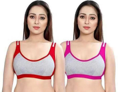 clickscart fashion Women Full Coverage Non Padded Bra(Multicolor)