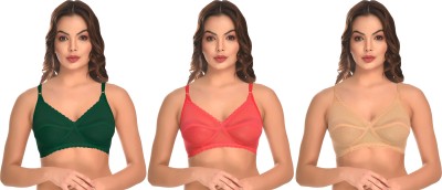 Madam bra Women Everyday Non Padded Bra(Multicolor)