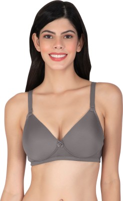 Joomie Joomie U back Lightly Padded Full Coverage T-Shirt Bra Women T-Shirt Lightly Padded Bra(Grey)