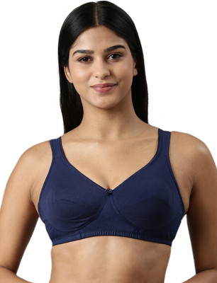 Blossom Blossom Women Everyday Bra Women Full Coverage Non Padded Bra(Blue)