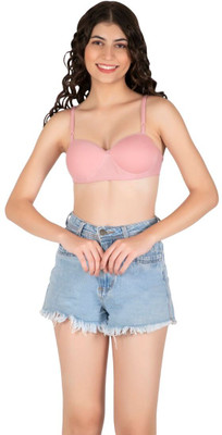 NUTEXSANGINI Women Full Coverage Lightly Padded Bra(Pink)