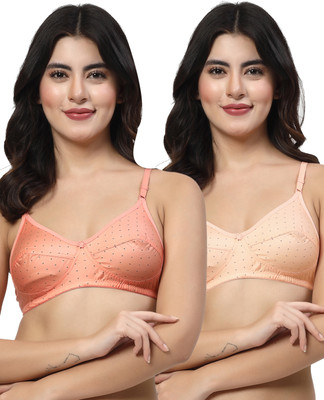 LILY egatniv Women Everyday Non Padded Bra(Orange, Orange)