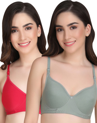 Liigne Women Full Coverage Lightly Padded Bra(Multicolor)