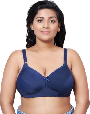 PLUMBURY Women Lightly Padded Plus Size Bra Women Everyday Lightly Padded Bra(Blue)