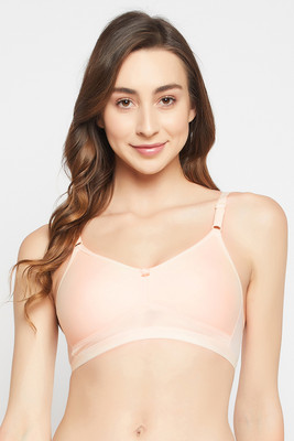Clovia Women T-Shirt Non Padded Bra(Pink)