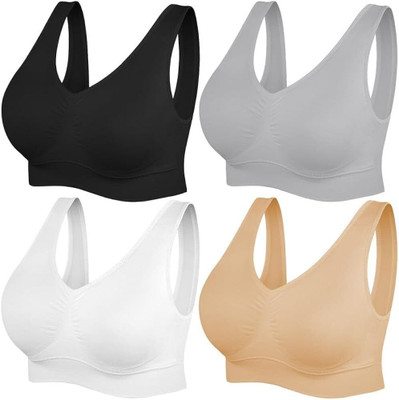 NUDORA FREE SIZE Girls Sports Non Padded Bra(Multicolor)