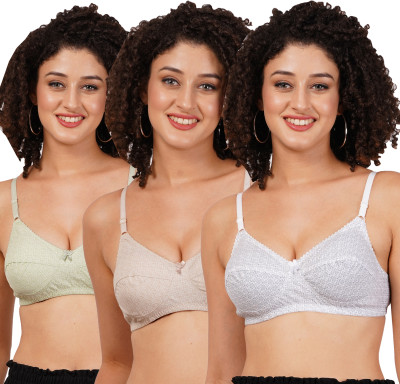FigureFit RajniMino Women Everyday Non Padded Bra(Multicolor)