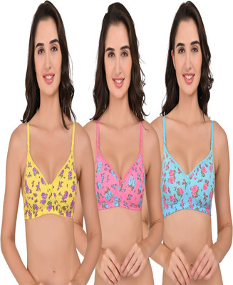 LIFTY Women Push-up Lightly Padded Bra(Multicolor)