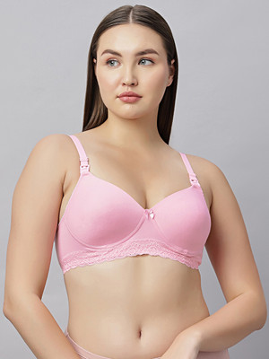 Eden EDEN104PINK Women Maternity/Nursing Heavily Padded Bra(Pink)
