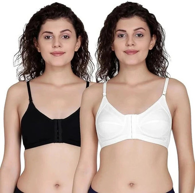 Look Creative Front open Full coverage bra for women Women Bralette Non Padded Bra(Multicolor)