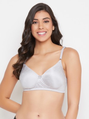 Clovia Women T-Shirt Lightly Padded Bra(Grey)