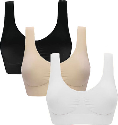 Dwinky Women Sports Non Padded Bra(Multicolor)