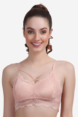 AMOUR SECRET Women Bralette Lightly Padded Bra(Beige)