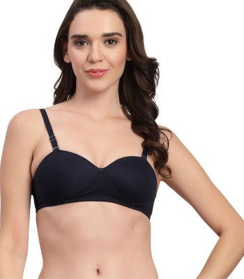 adornstar Women Full Coverage Lightly Padded Bra(Dark Blue)