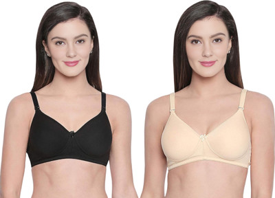 Makazio Women Full Coverage Non Padded Bra(Multicolor)