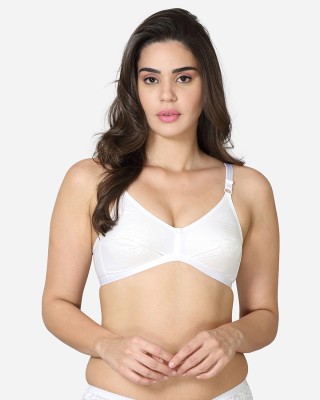 V Star ALIS Women Full Coverage Non Padded Bra(White)