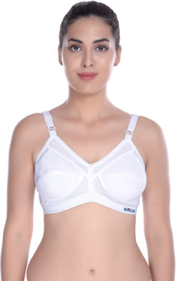 LUXURA ESSENTIALS Women Full Coverage Non Padded Bra(White)