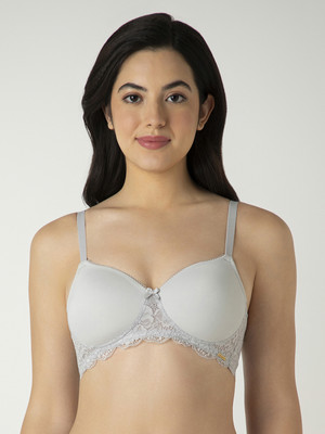 Amante Women Full Coverage Lightly Padded Bra(Grey)