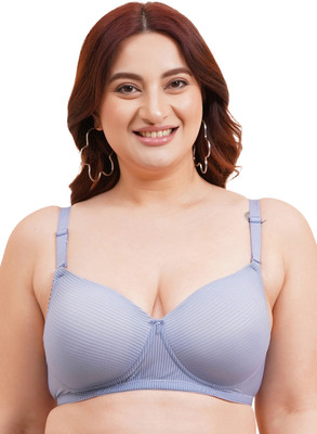 AMOUR SECRET Women T-Shirt Lightly Padded Bra(Blue)
