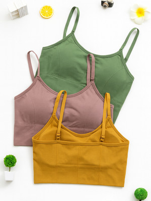 Fixfolk Women Everyday Lightly Padded Bra(Multicolor)