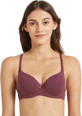 JOCKEY Women T-Shirt Heavily Padded Bra(Maroon)