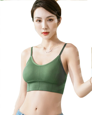 Vinbila Casual Self Design Women Green Top