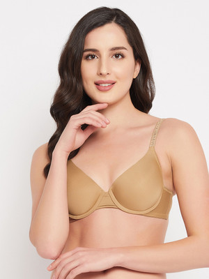 Clovia Women Push-up Lightly Padded Bra(Beige)