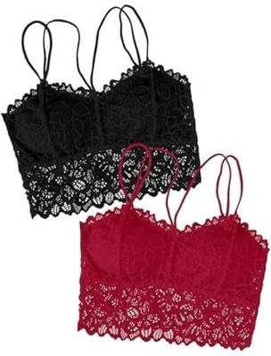 Mt Sales Women Bralette Lightly Padded Bra(Multicolor)