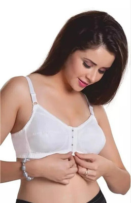 OUTLOOK CREATIVE non padded front open Women Bralette Non Padded Bra(Multicolor)