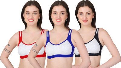 Yana Women Sports Non Padded Bra(Multicolor)